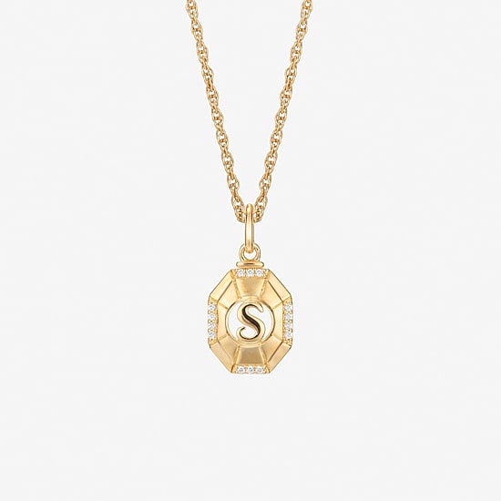 Harry Potter (F / Si2) Womens Lab Grown Diamond Accent Lab Grown White Diamond 14K Gold Over Silver 18 Inch Pendant Necklace