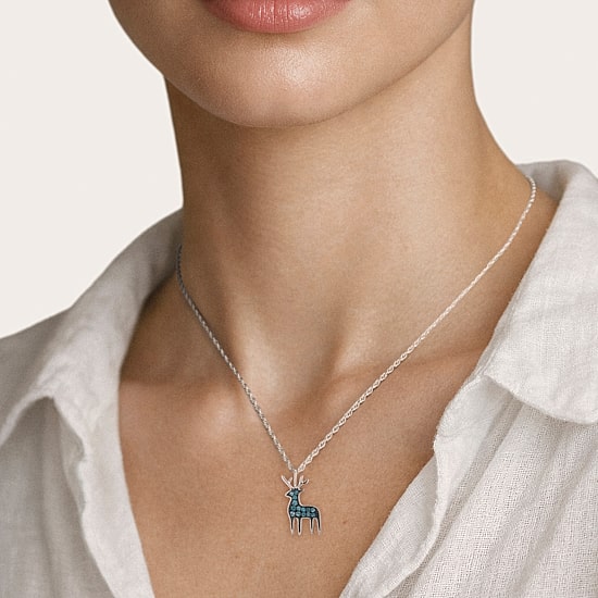 Harry Potter Womens Genuine Blue Topaz Sterling Silver 18 Inch Pendant Necklace