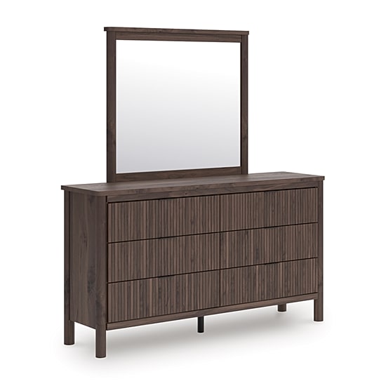 Signature Design by Ashley Serena 6-Drawer Dresser and Mirror