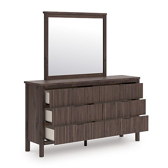 Signature Design by Ashley Serena 6-Drawer Dresser and Mirror