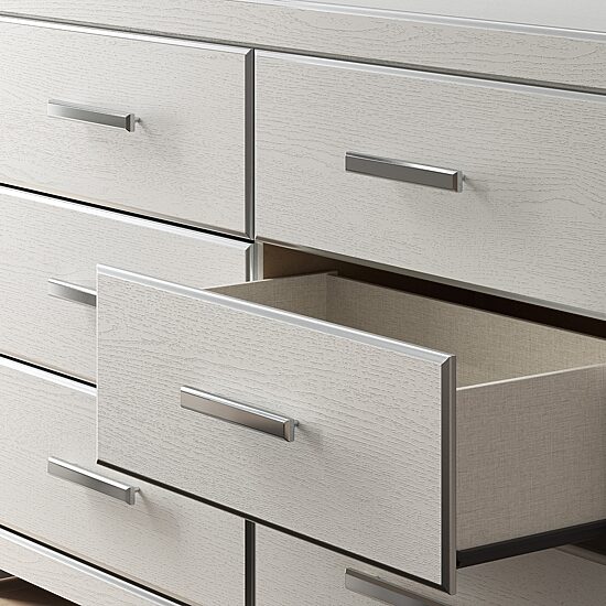 Signature Design by Ashley Rogers 6-Drawer Dresser and Mirror