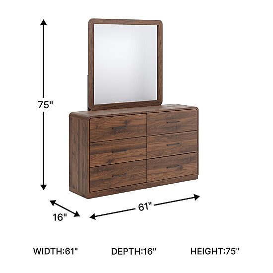 Signature Design by Ashley Chadbourn Dresser and Mirror