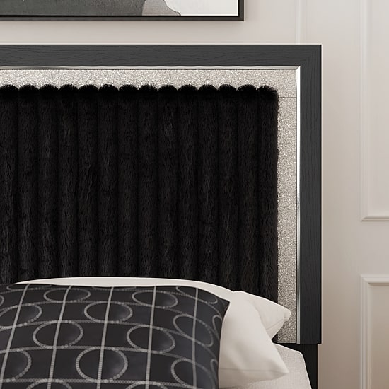 Signature Design by Ashley Birch Upholstered Panel Storage Bed