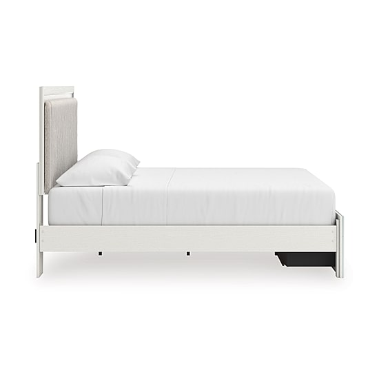 Signature Design by Ashley Rogers Upholstered Panel Platform Storage Bed