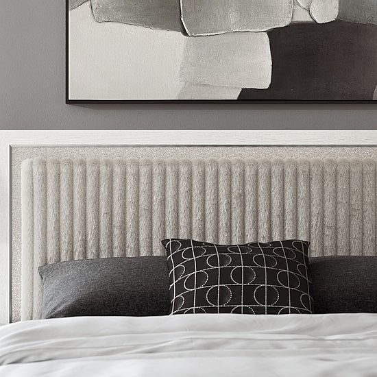 Signature Design by Ashley Rogers Upholstered Panel Platform Storage Bed
