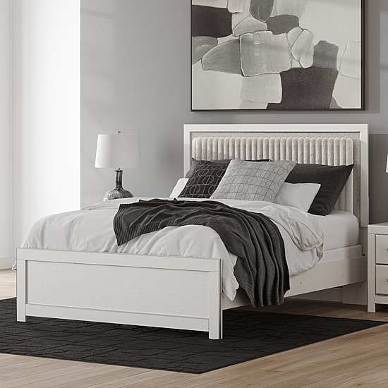 Signature Design by Ashley Rogers Upholstered Panel Bed