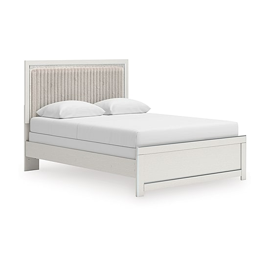Signature Design by Ashley Rogers Upholstered Panel Bed