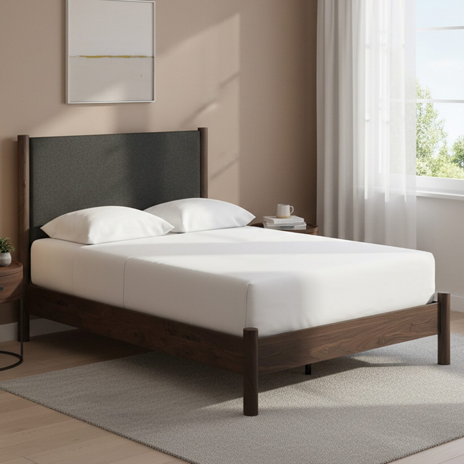 Signature Design by Ashley Serena Upholstered Panel Platform Bed