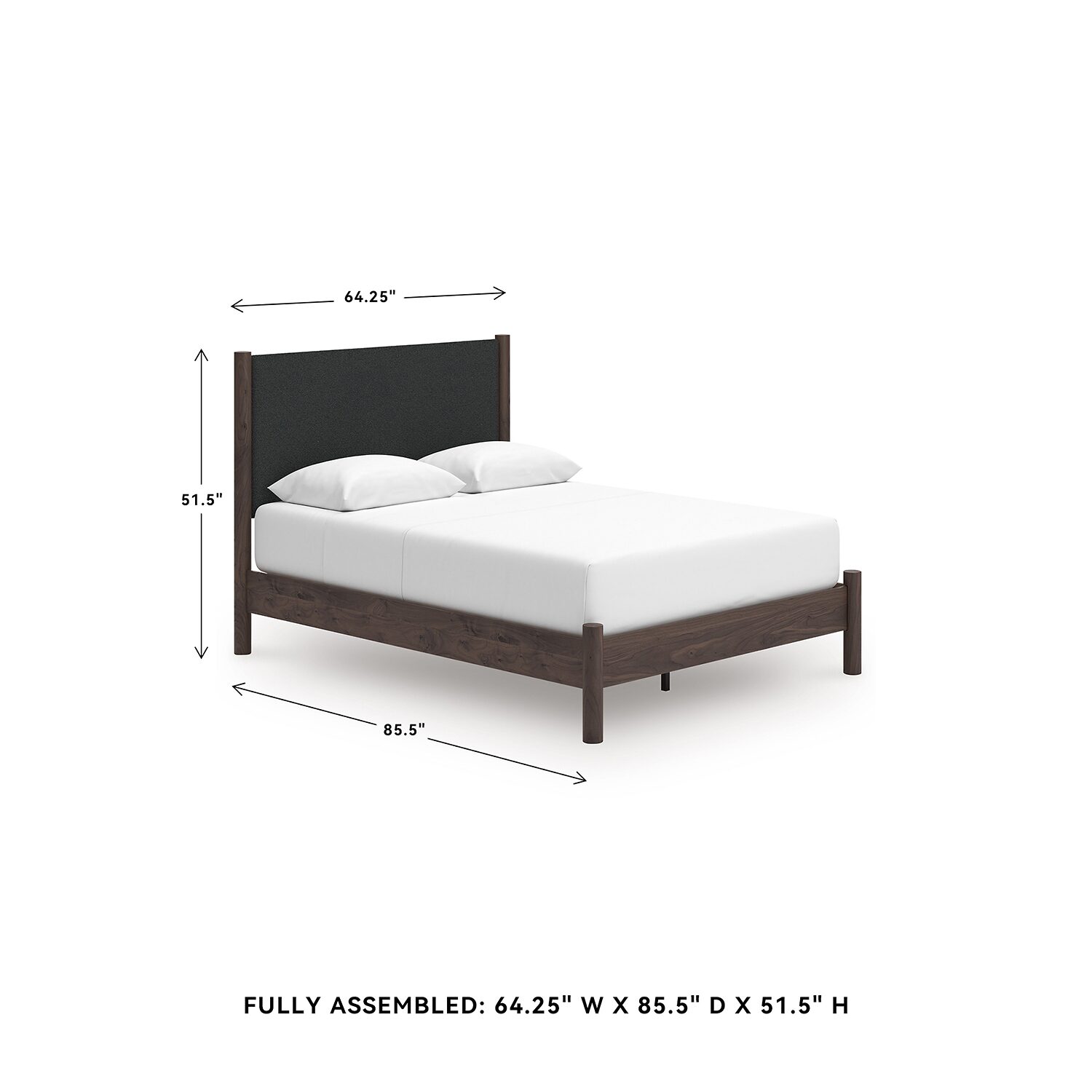 Signature Design by Ashley Serena Upholstered Panel Platform Bed