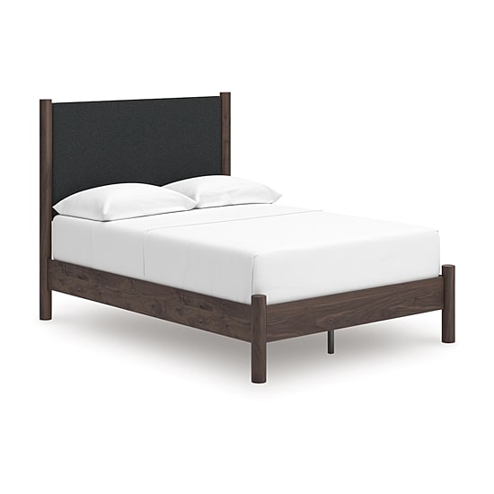 Signature Design by Ashley Serena Upholstered Panel Platform Bed
