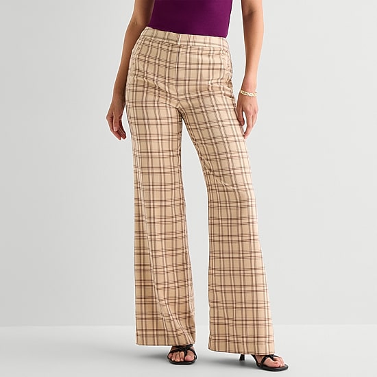 Worthington Womens Fit and Flare Pant