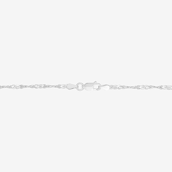 Womens Sterling Silver 20 Inch Chain Necklace