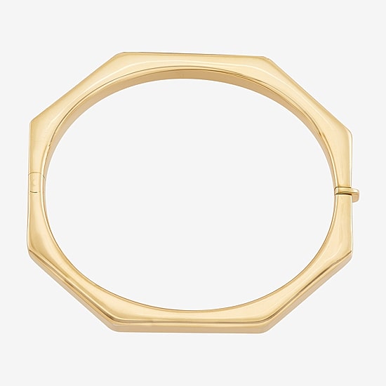 Silver Addiction Womens 14K Gold Over Silver Bangle Bracelet