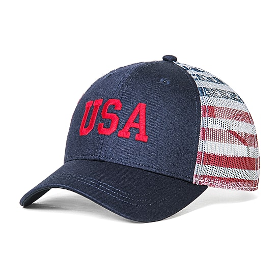 Totes Usa Americana Mens Trucker Hat