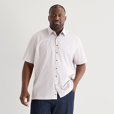 3xlt short sleeve dress shirts St. Johns Bay Classic Fit 3XLT Mens Short Sleeve Casual Dress Shirt