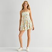 Arizona Womens Sleeveless Juniors Romper