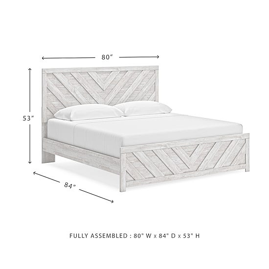 Signature Design by Ashley Chicksaw Panel Bed