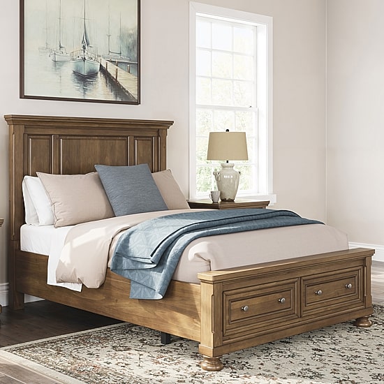 Signature Design by Ashley Grant Panel Storage Bed