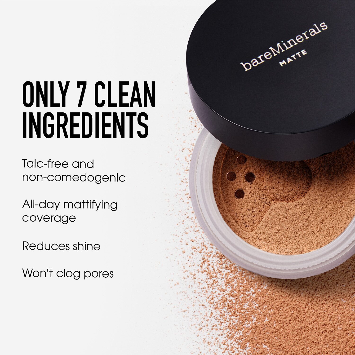 bareMinerals Original Matte Loose Mineral Foundation Broad Spectrum Spf 15