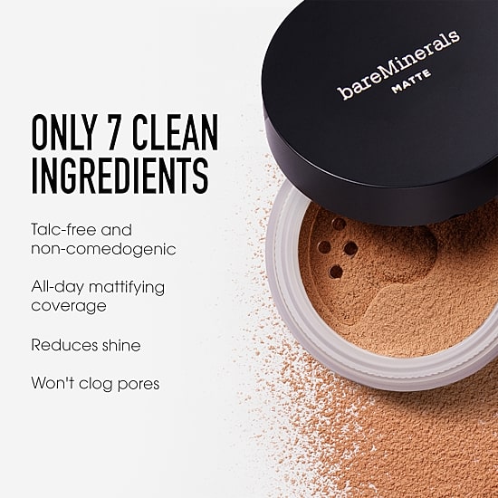 bareMinerals Original Matte Loose Mineral Foundation Broad Spectrum Spf 15