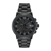 Citizen Axiom Mens Black Leather Strap Watch Au1065-07e - JCPenney