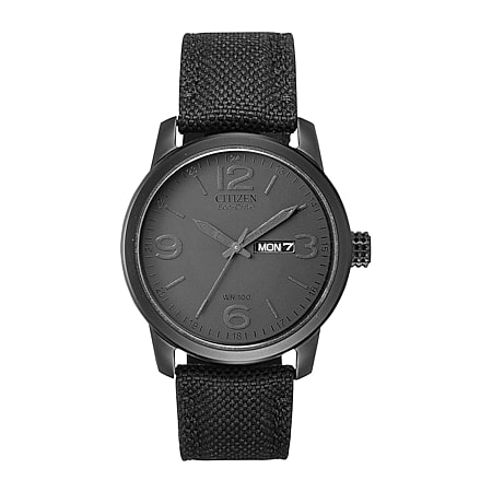Citizen Axiom Mens Black Leather Strap Watch Au1062-05e - JCPenney