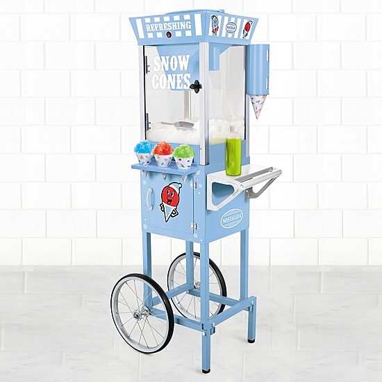 Nostalgia 53-Inch Tall Vintage Collection Snow Cone Cart