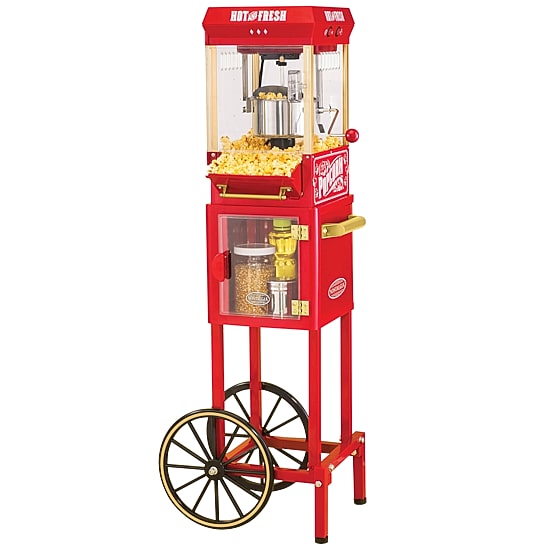 Nostalgia Vintage Popcorn Cart