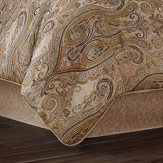 Queen Street Lakeview 4-pc. Jacquard Beige Comforter Set