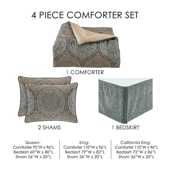 Queen Street Dayton 4-Pc. Comforter Set