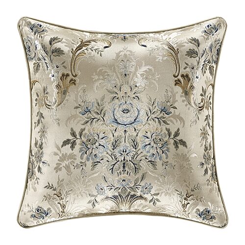 J Queen New York Jacqueline Decorative Pillow, 18" x 18" - Ivory