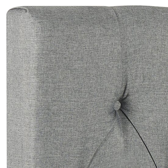 Axel Polyester Upholstered Tufted Nailhead Trim Headboard
