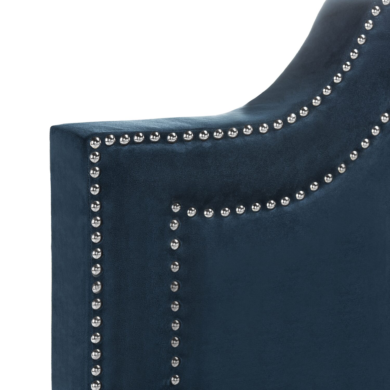 Theron Velvet Upholstered Bed