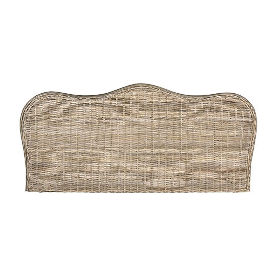 Imelda Upholstered Rattan Headboard