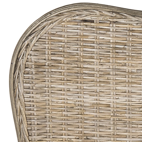 Imelda Upholstered Rattan Headboard