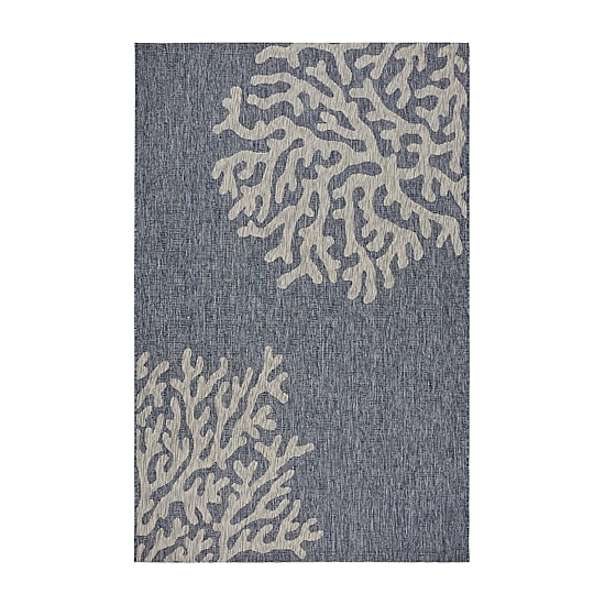 Celeste Coastal Reef Indoor Outdoor Rectangular Area Rug