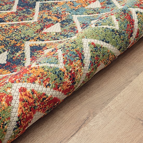 Corazon Multicolor Eclectic Indoor Outdoor Rectangular Area Rug