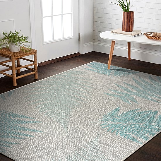 Scarlett Fallen Fern Indoor Outdoor Rectangular Area Rug