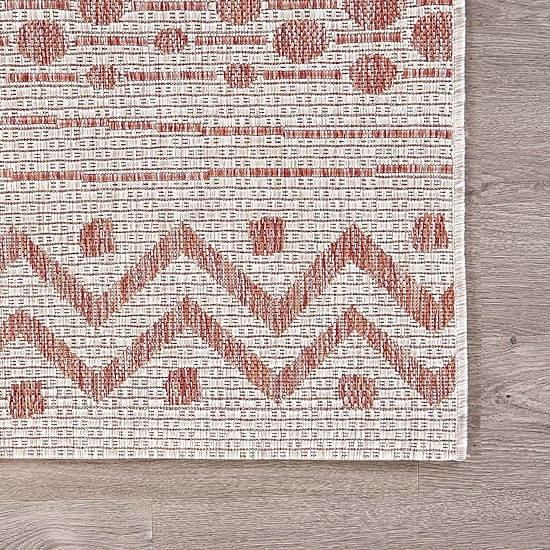 Sylvestra Collective Adornment Indoor Outdoor Rectangular Area Rug