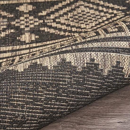 Sylvestra Geometric Vestige Indoor Outdoor Rectangular Area Rug