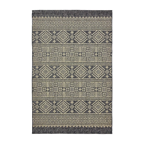 Sylvestra Geometric Vestige Indoor Outdoor Rectangular Area Rug