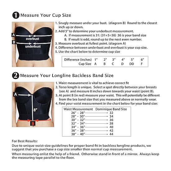 Dominique Tayler  Backless Strapless Bra