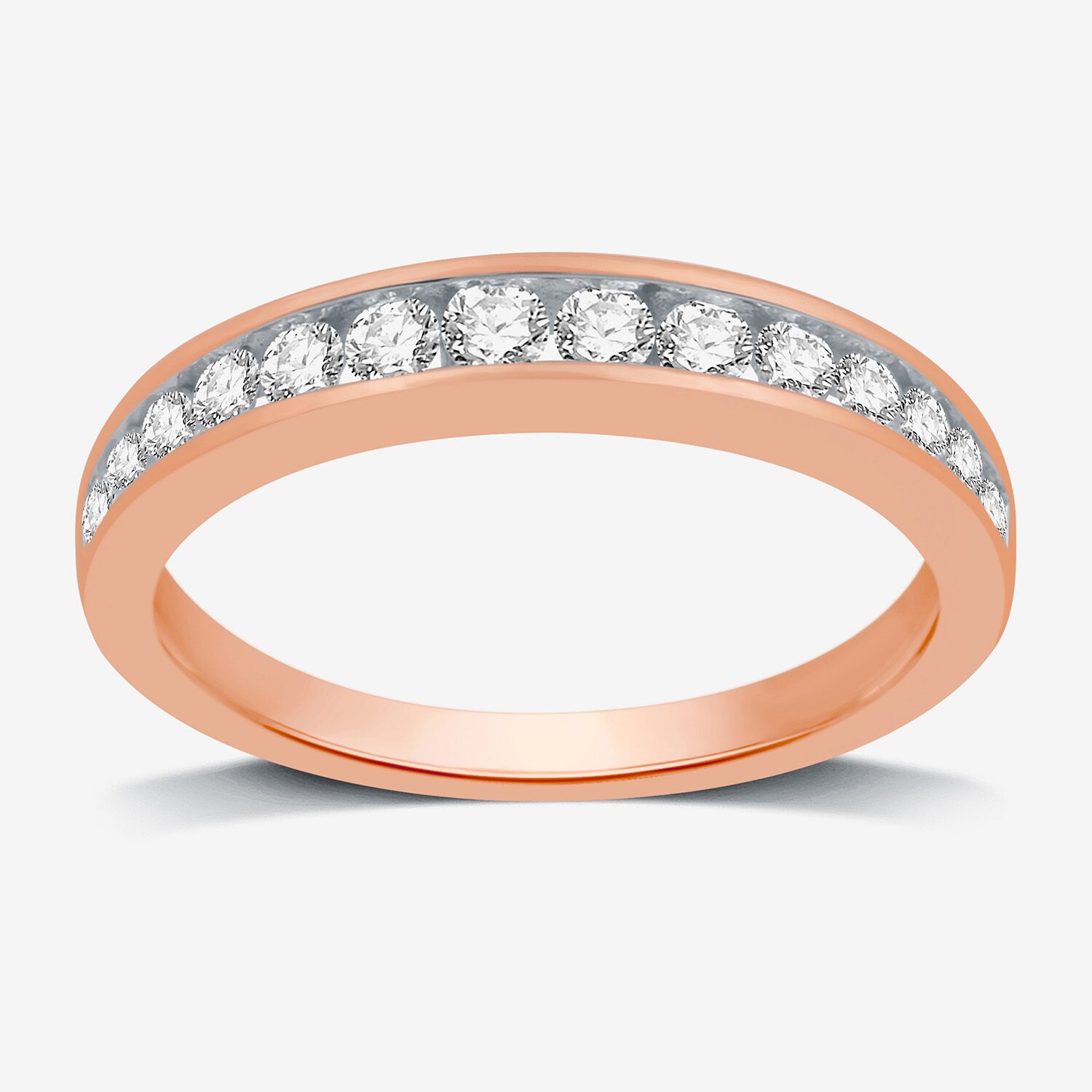 1/2 CT. T.W. Lab-Grown Diamond Wedding Band 10K or 14K Gold