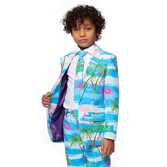 Opposuits Flamingo Little Boys 3-pc. Suit Set