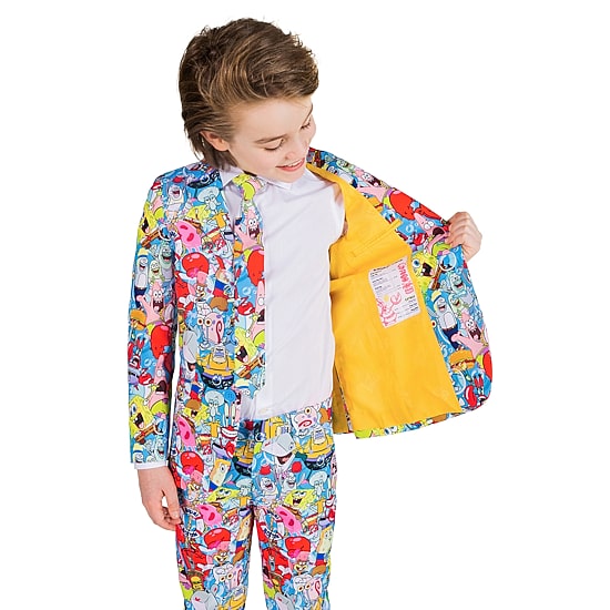Opposuits Spongebob Little Boys 3-pc. Suit Set