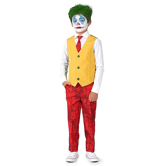 Suitmeister Scarlette Joker Costume Little & Big Kid Boys 3-pc. Suit Set