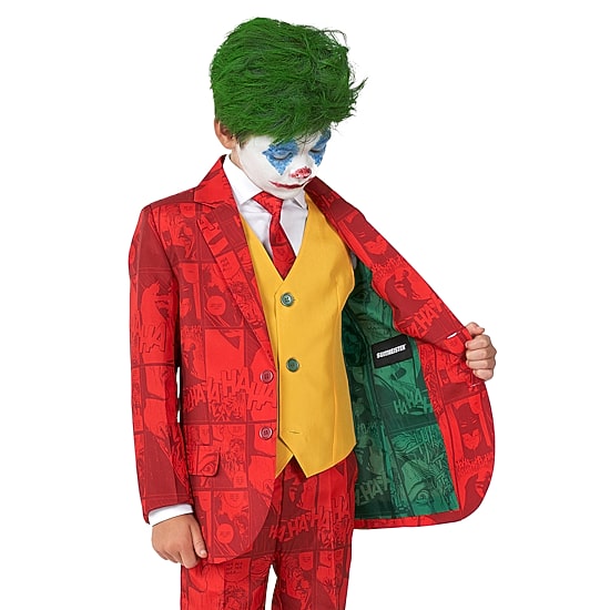 Suitmeister Scarlette Joker Costume Little & Big Kid Boys 3-pc. Suit Set