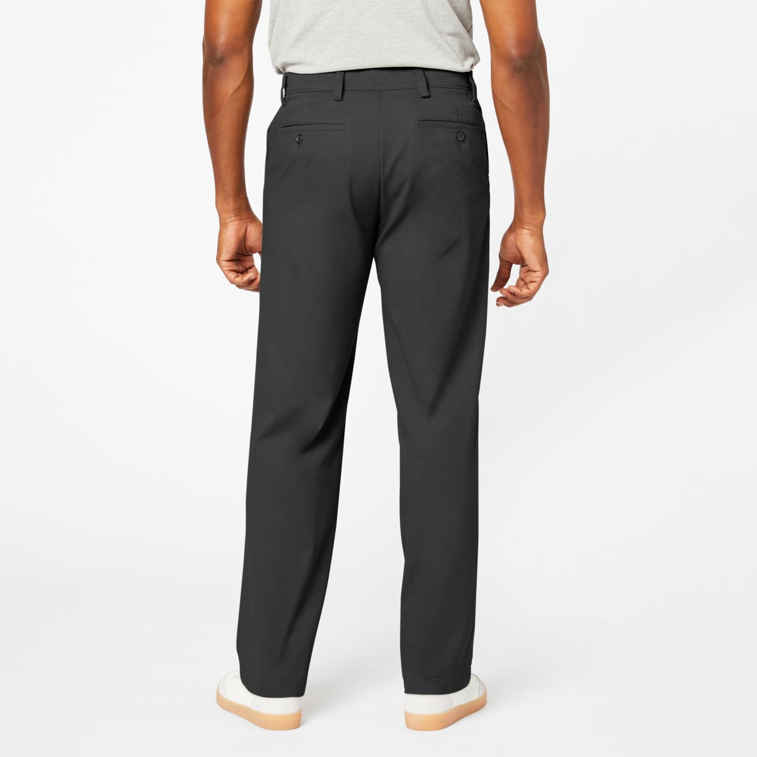 Dockers Comfort Khaki Mens Waistband Relaxed Fit Flat Front Pant