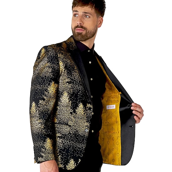 Opposuits Festive Forest Mens Slim Fit Blazer