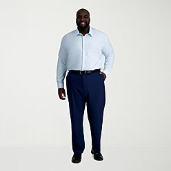 dress shirts for big and tall guys Big & Tall Performance Comfort L/S Button-Down Shirt
